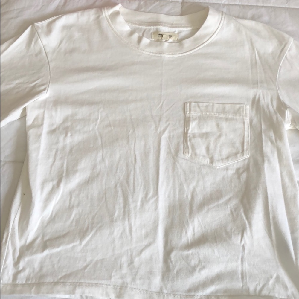 Madewell crop top T-shirt